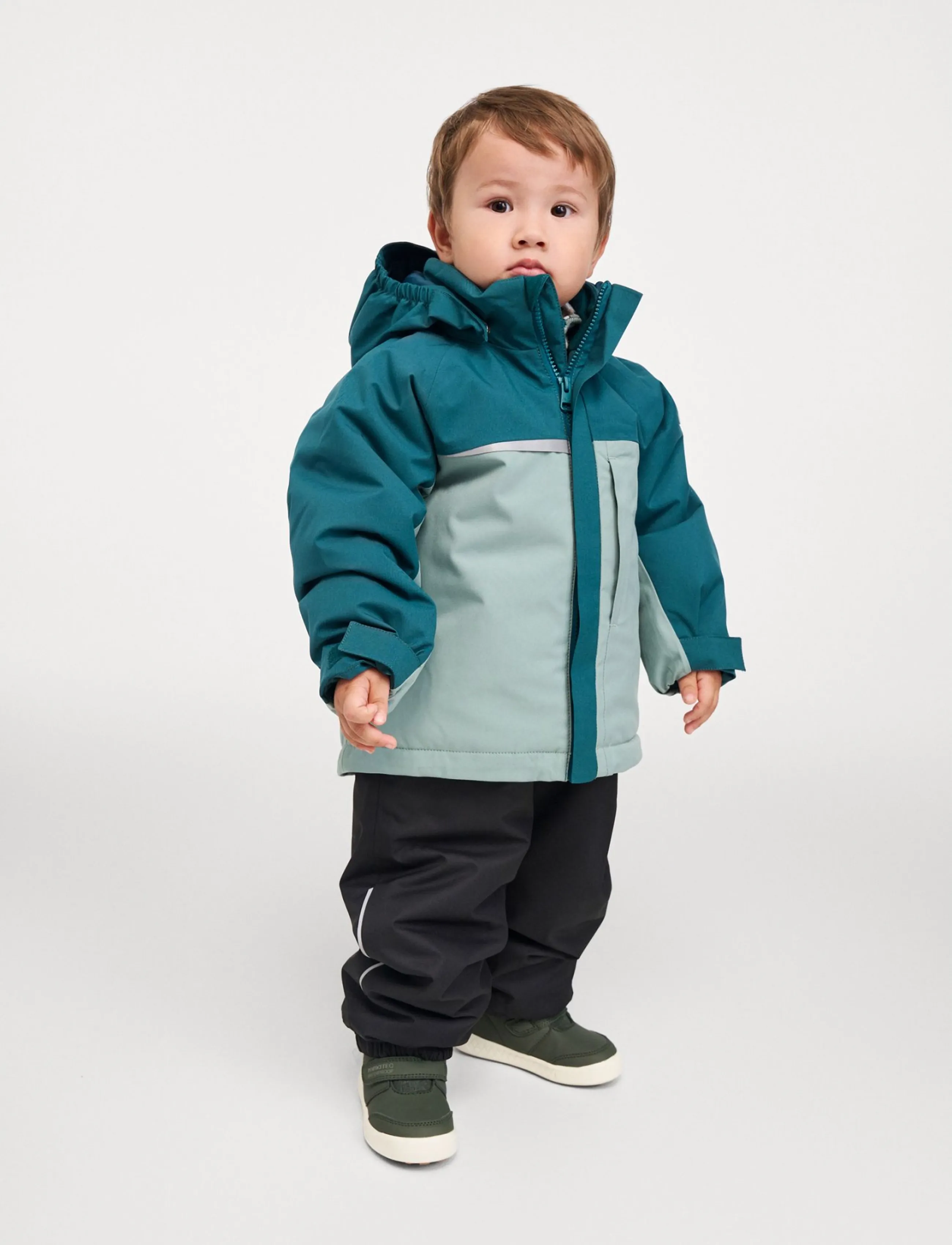 Reima tec Winter Jacket, Punnus, 104, Rainwear, Grün - Jackets, Kinder