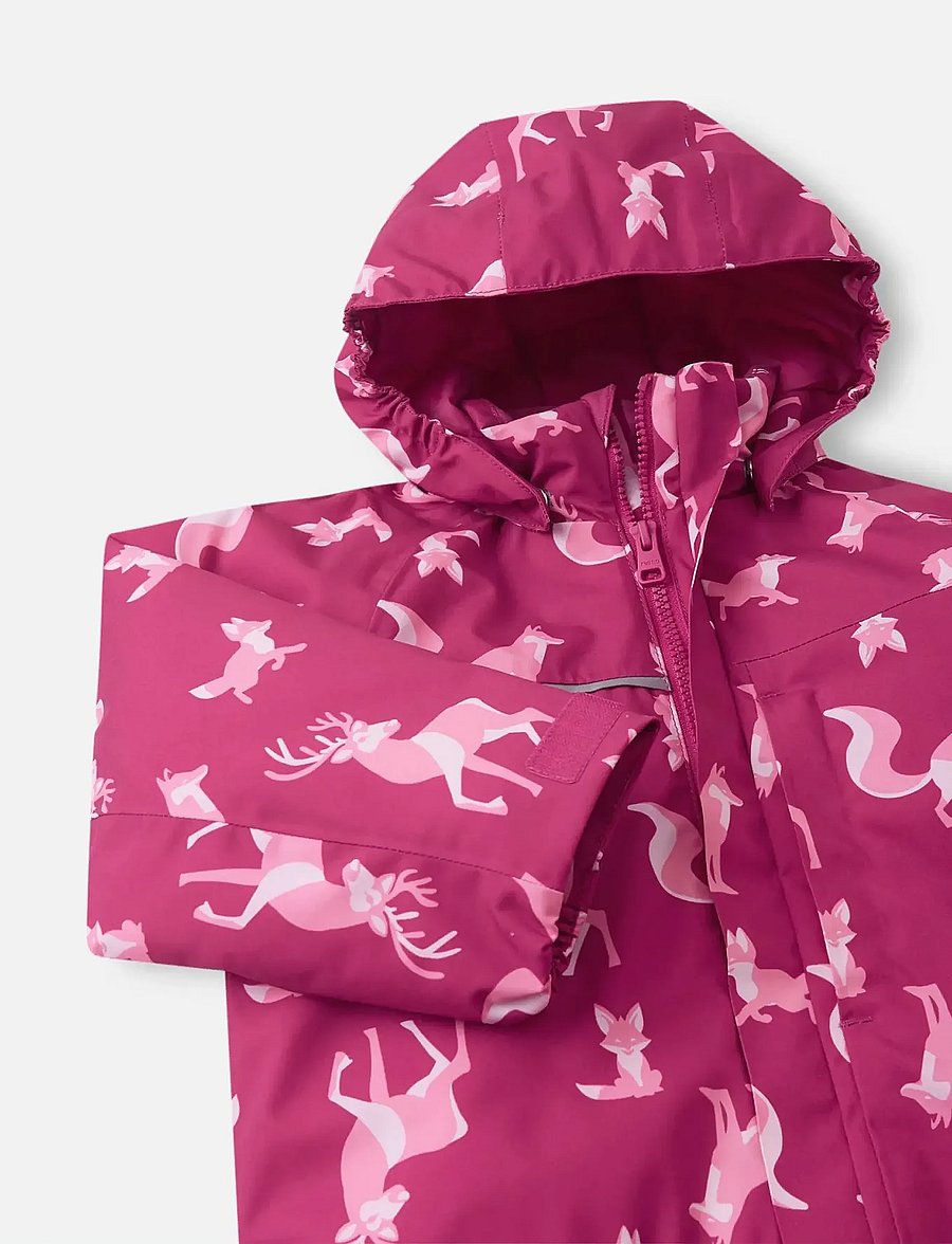 Reima - ReimaTec winter jacket, Parkkila - Útivistarföt - rosy berry - 3