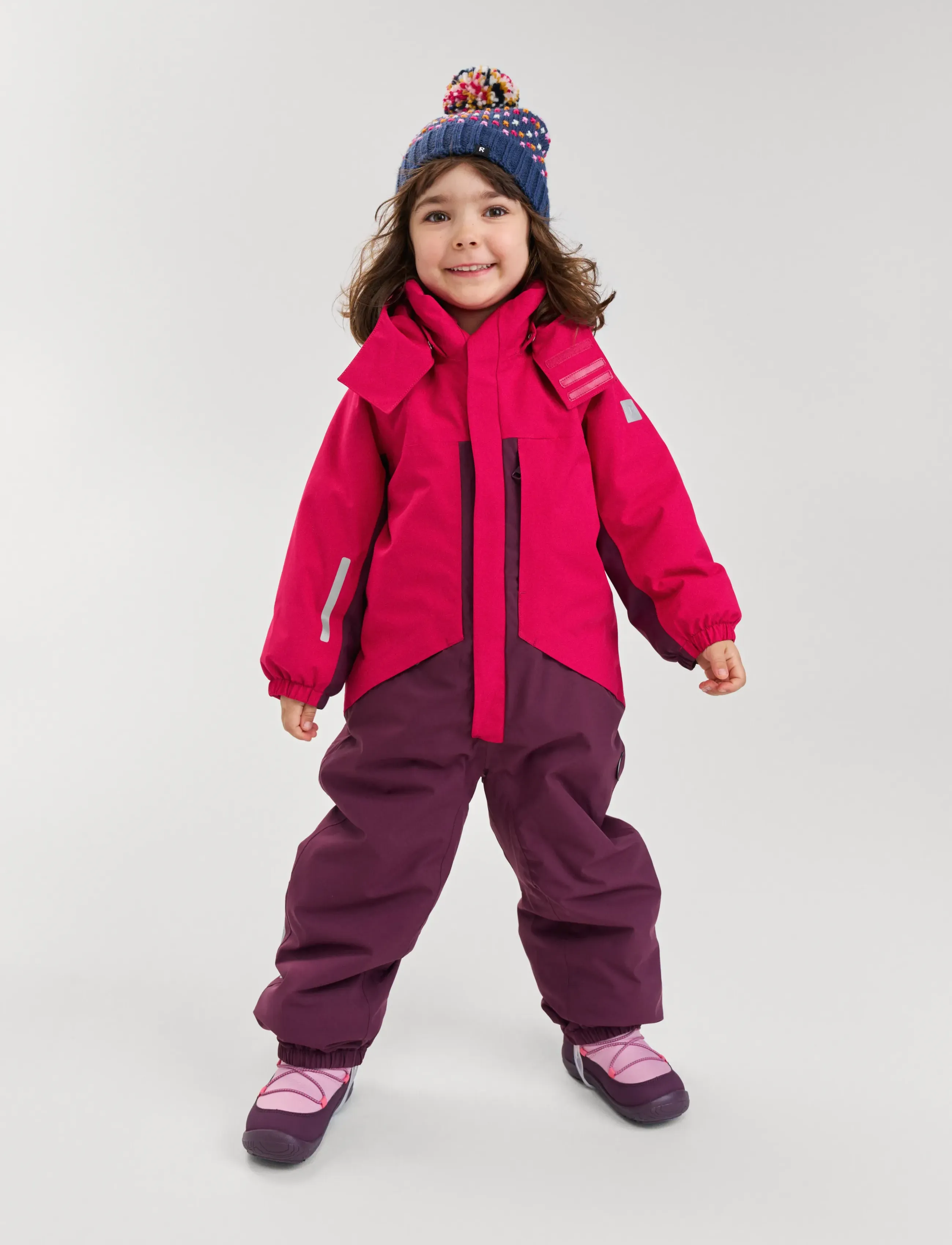 Reima tec Winter Overall, Varila, Børn, Flyverdragt, Pink, Str: 128