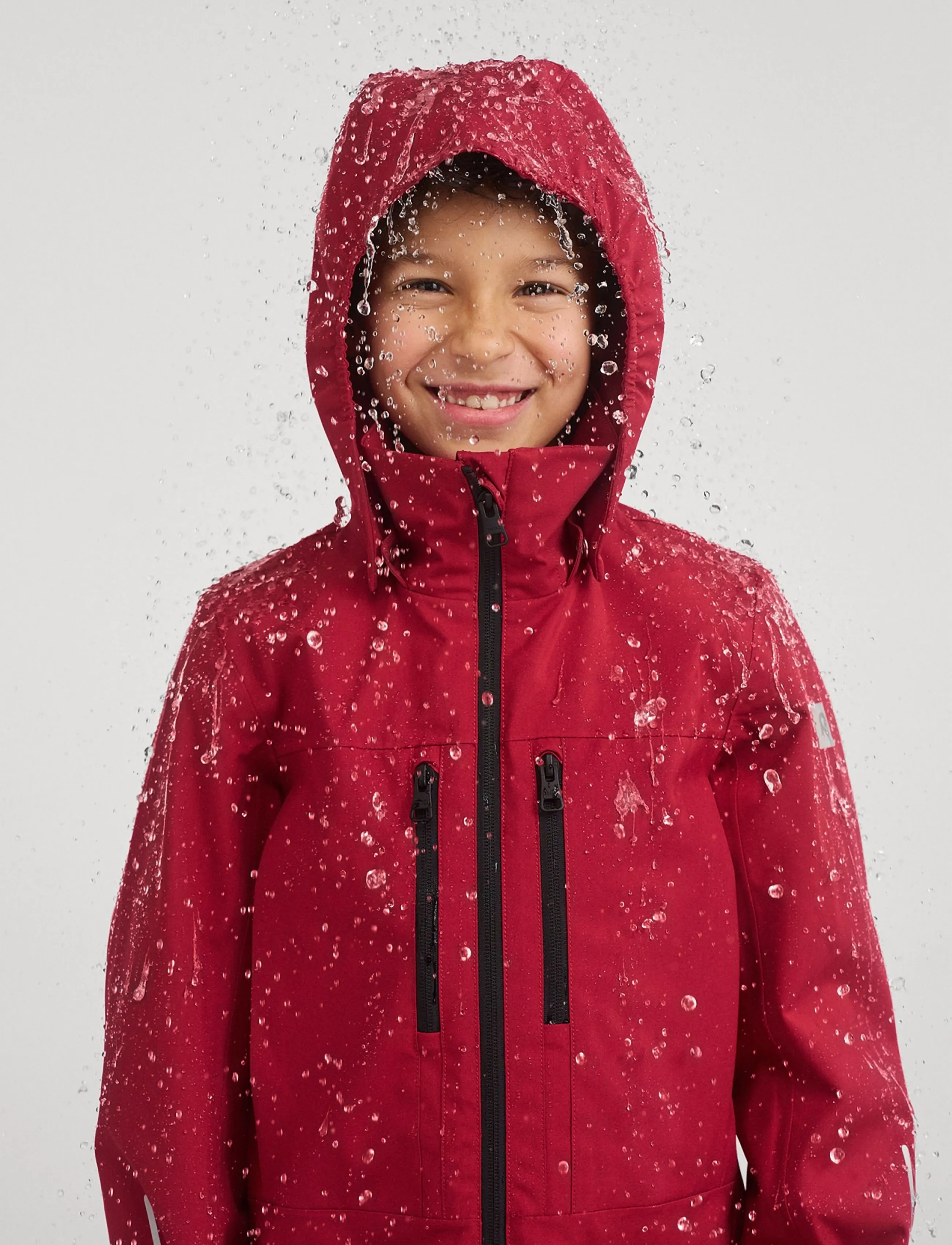Reima - ReimaTec jacket, Saarela - tuule- ja vihmajakid - cranberry - 3
