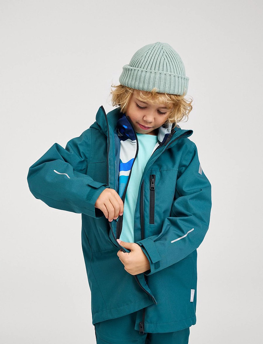 Reima - ReimaTec jacket, Saarela - regenmäntel - dark teal - 2