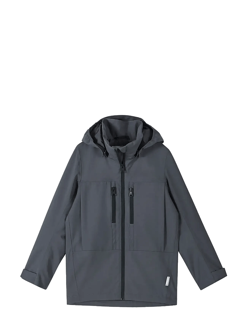 Reima - ReimaTec jacket, Saarela - tuule- ja vihmajakid - soft black - 0