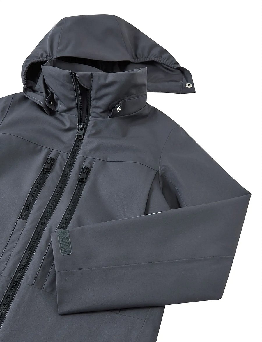 Reima - ReimaTec jacket, Saarela - shell- & regenjacken - soft black - 3