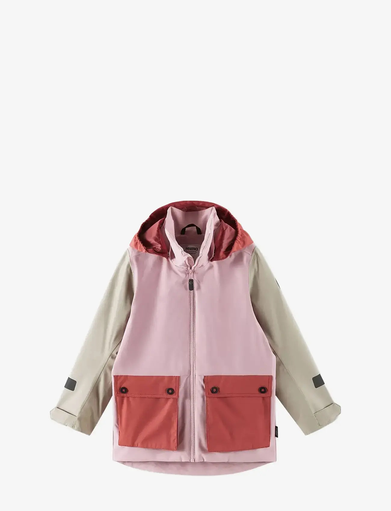 Reima - ReimaTec jacket, Sysma - regnkappor - grey pink - 0