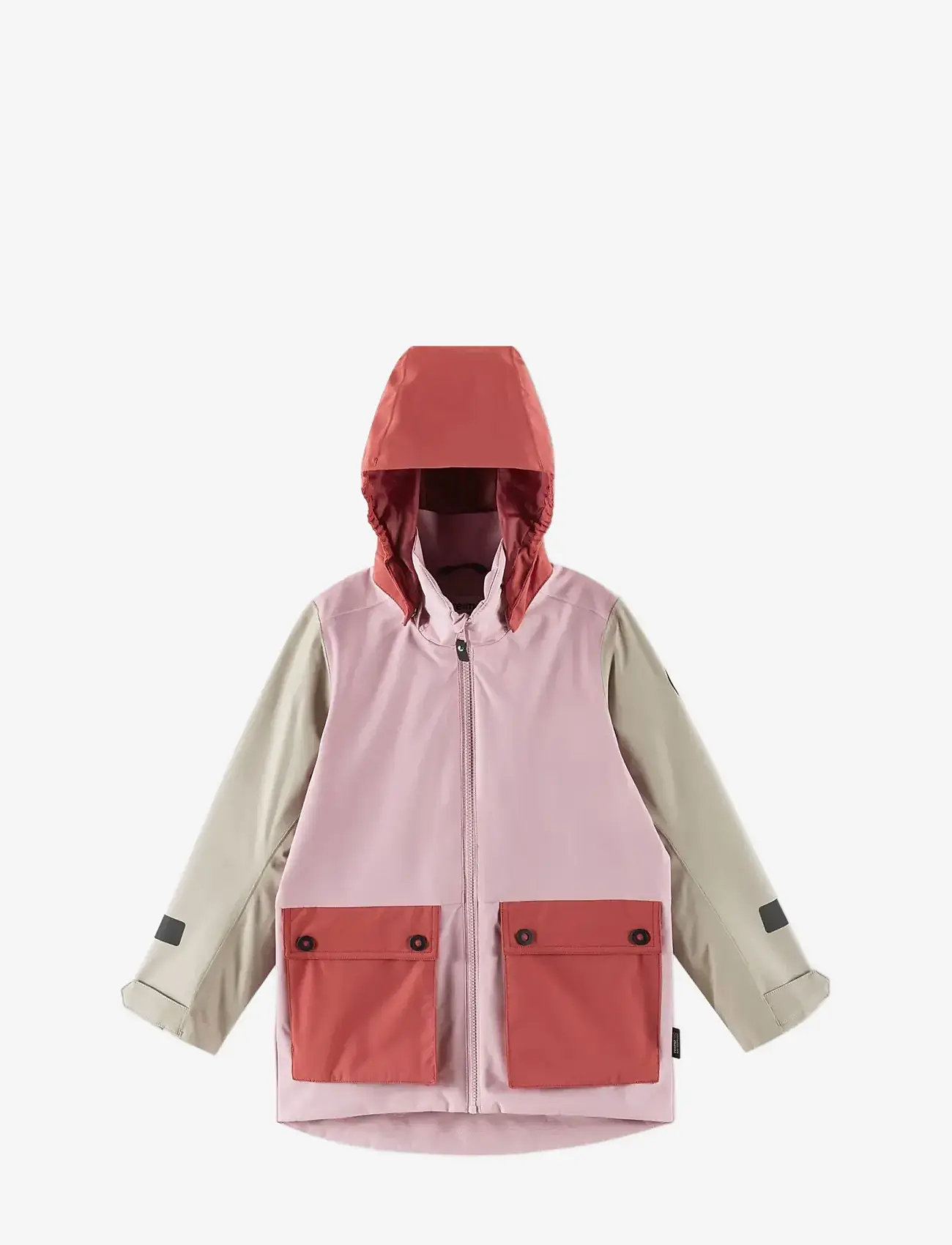 Reima - ReimaTec jacket, Sysma - regnkappor - grey pink - 2
