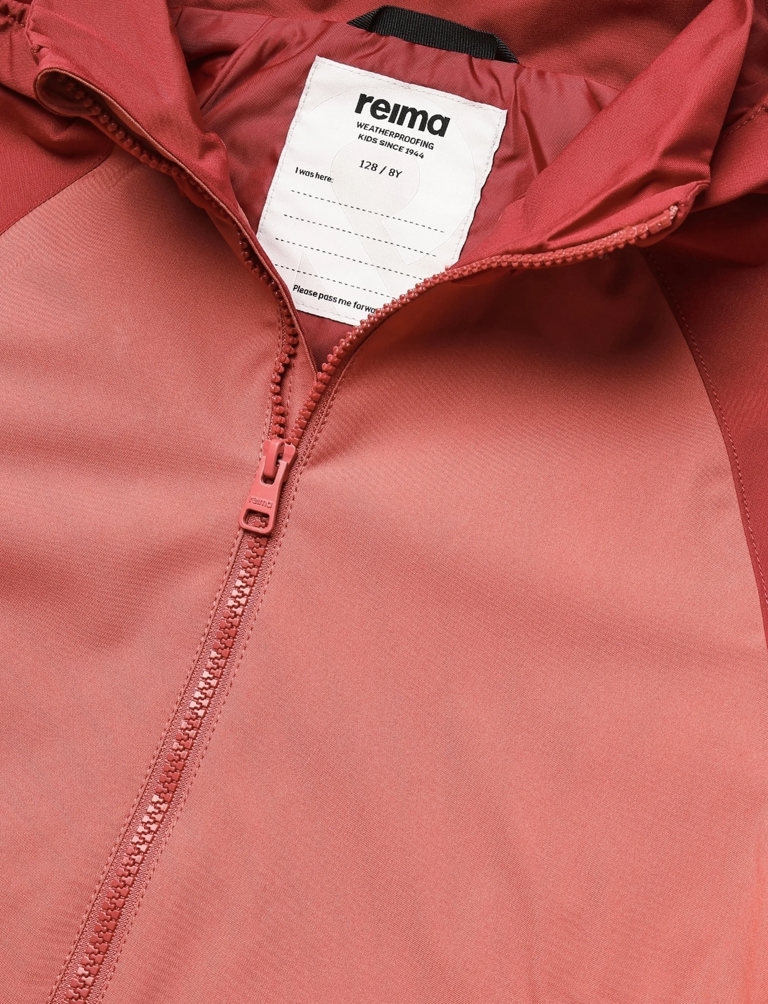 Reima - ReimaTec jacket, Sulkava - rain coats - red clay - 4