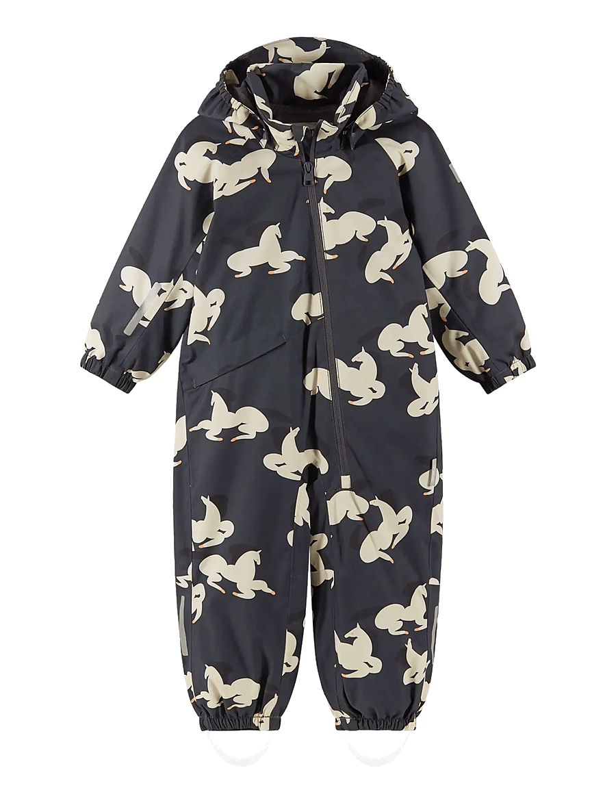 Reima - ReimaTec overall, Jupperi - kombinezoni - soft black - 0