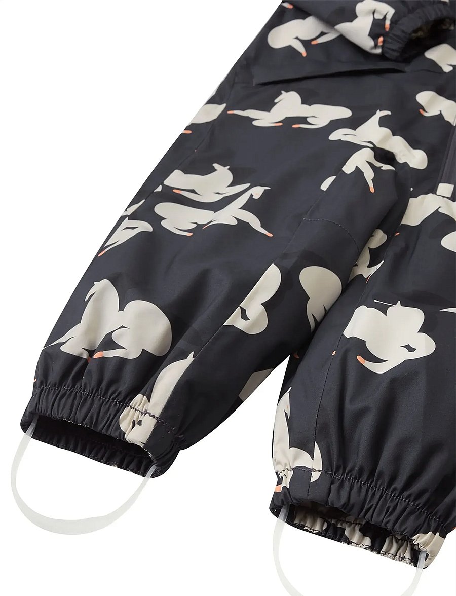 Reima - ReimaTec overall, Jupperi - kombinezoni - soft black - 4