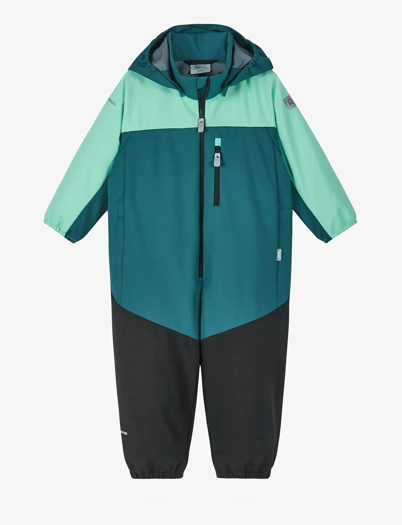 Reima - Softshell overall, Alkava - softshelloveraller - dark teal - 0