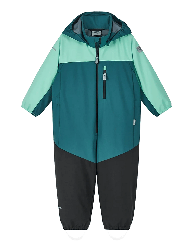 Reima - Softshell overall, Alkava - softshelloveraller - dark teal - 0