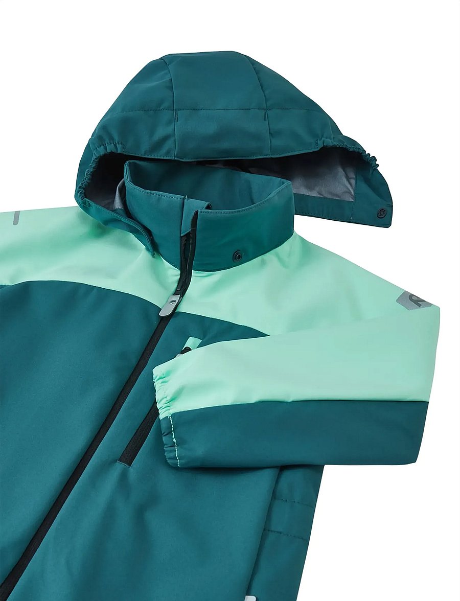Reima - Softshell overall, Alkava - softshell-overalls - dark teal - 3