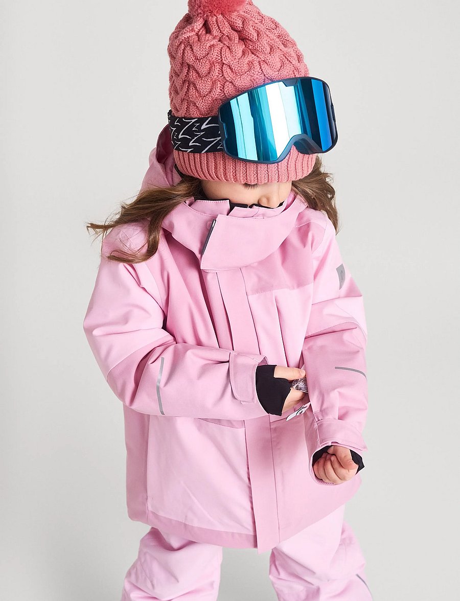 Reima - ReimaTec winter jacket, Rautas - skidjackor - grey pink - 4