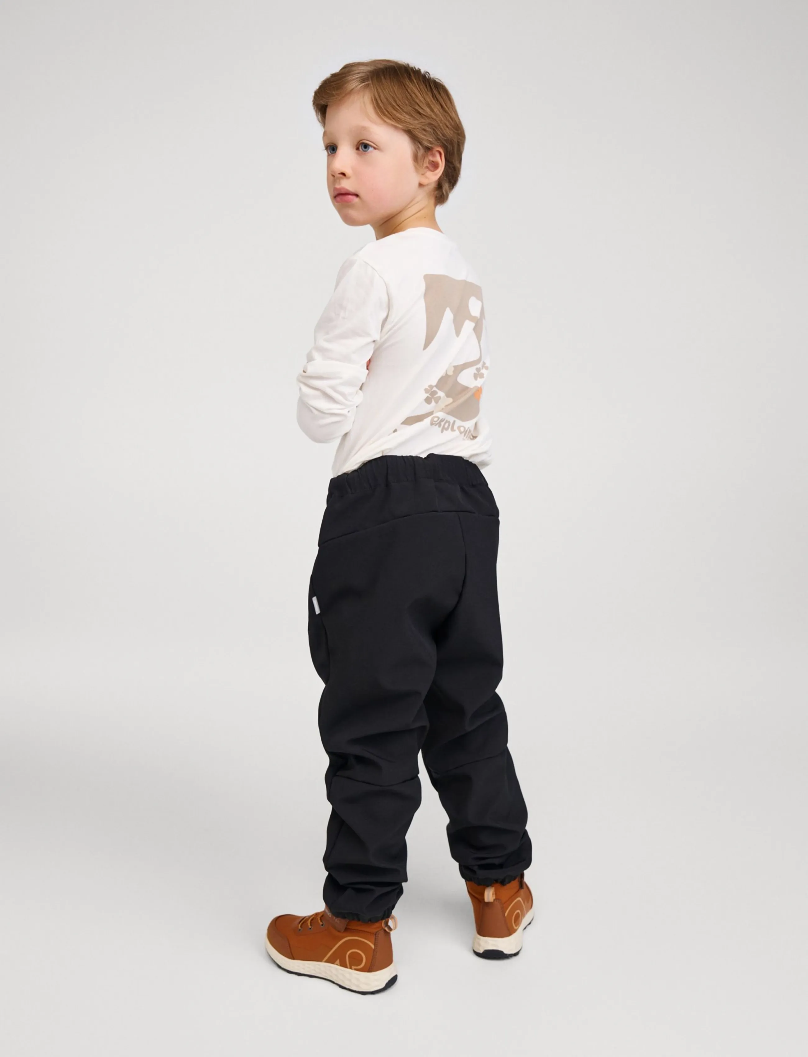 Reima Softshell Pants, Koivin, Børn, Softshell Bukser, Sort, Str: 116