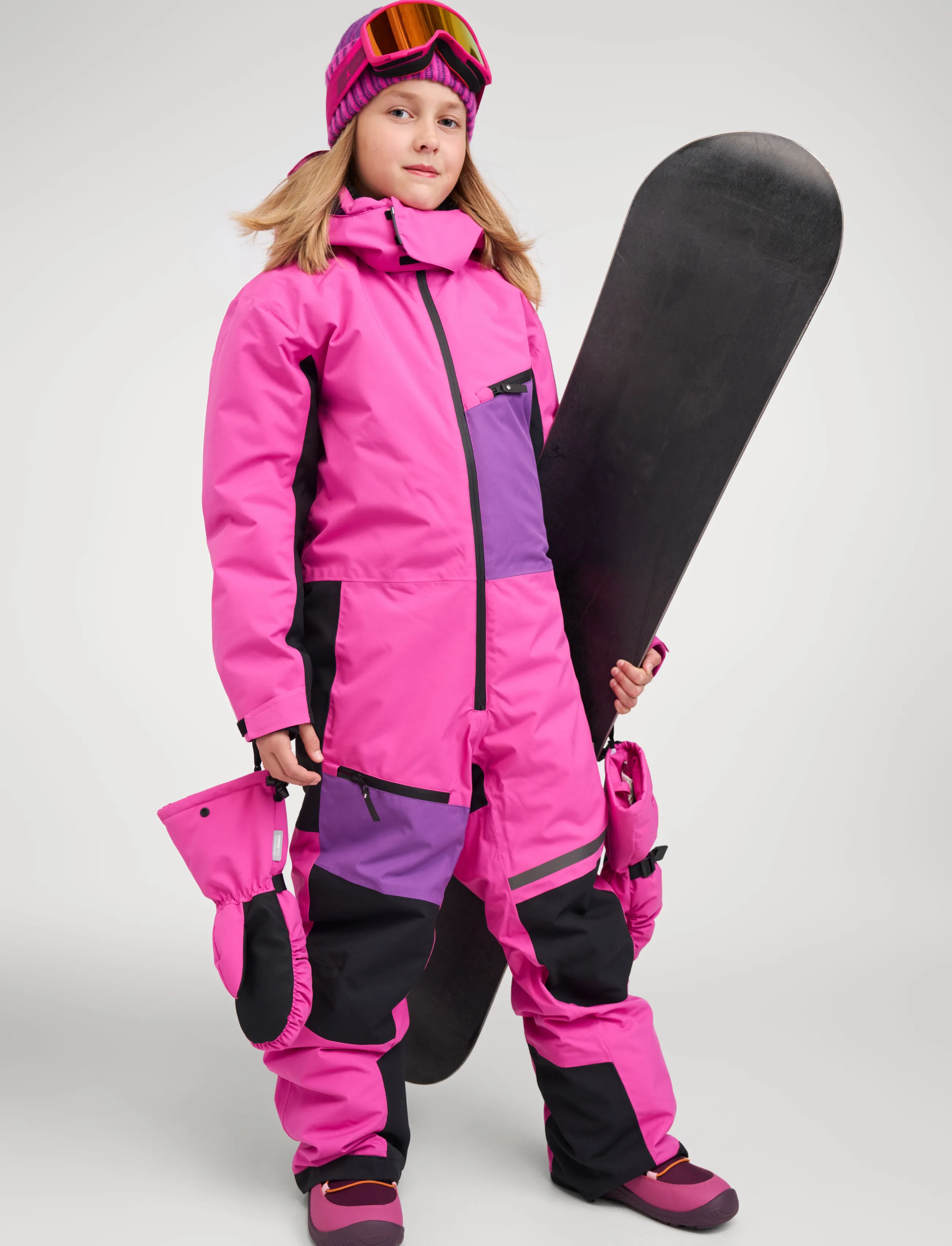 Reima - ReimaTec winter overall, Skaulo - fucshia - 3