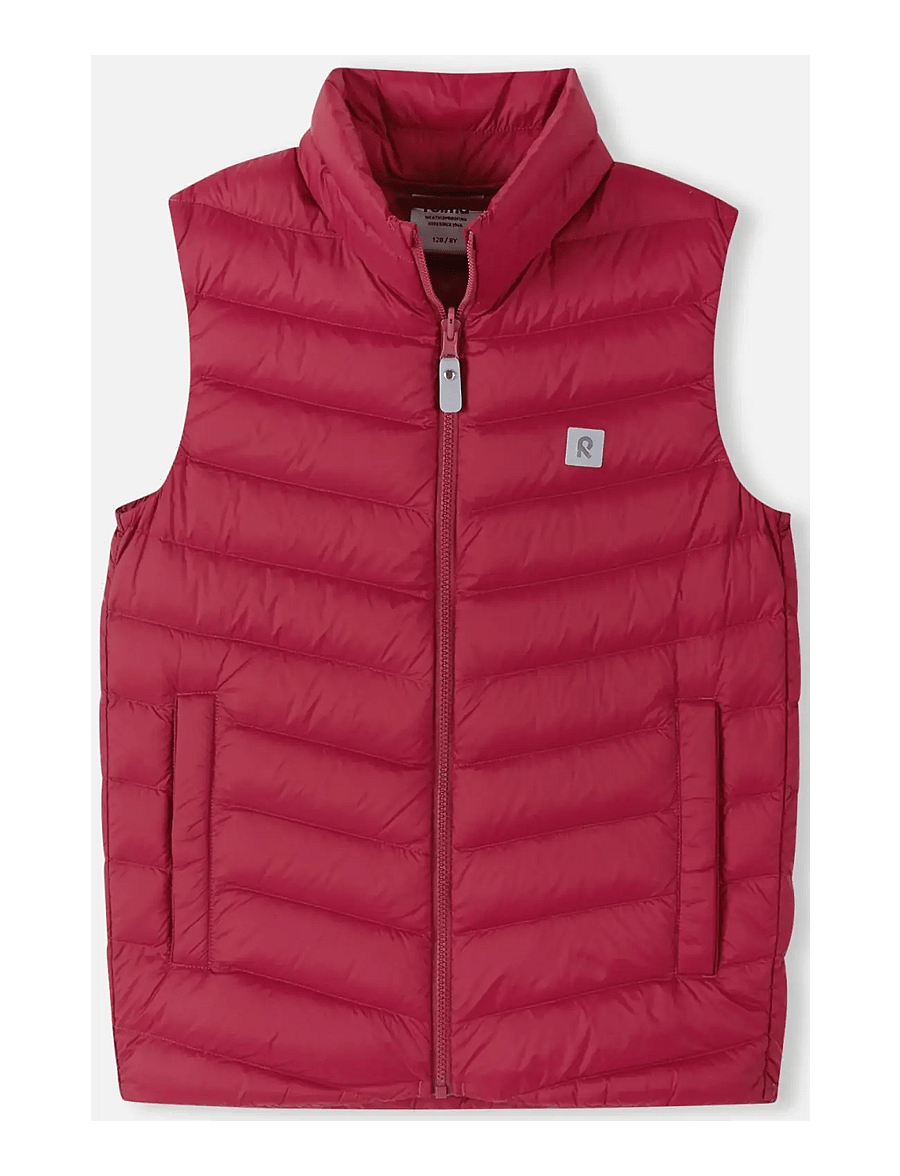 Reima - Down vest, Fiskari - Õueriided - cranberry - 1