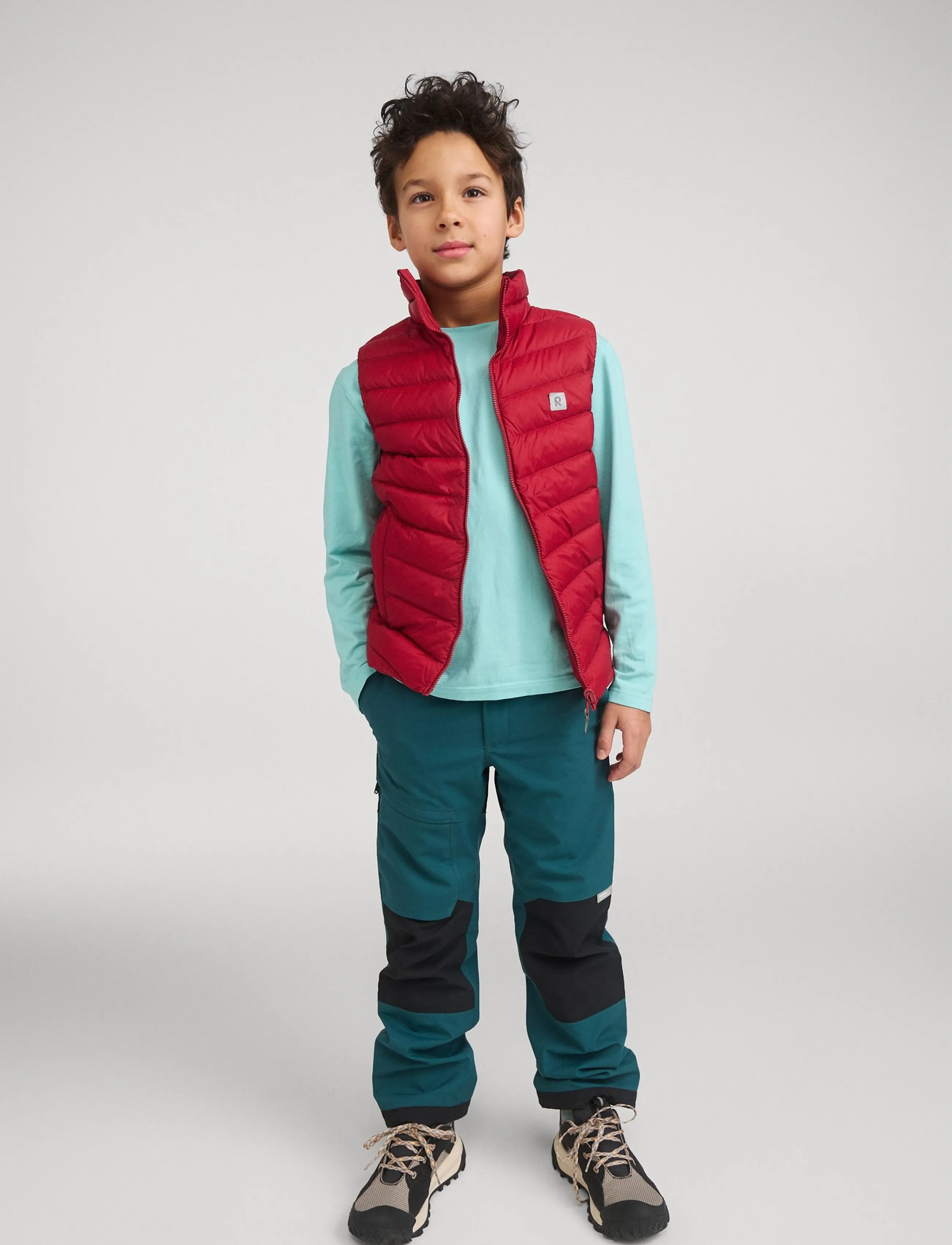 Reima Down Vest, Fiskari, 116, Burgundy, Sport > Udendørs Veste, Børn