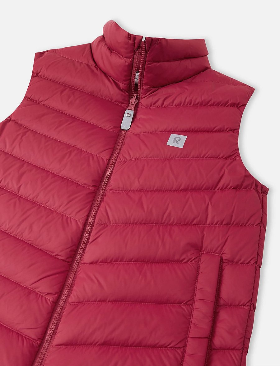 Reima - Down vest, Fiskari - Õueriided - cranberry - 5