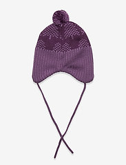 Reima - Beanie, Ylläs Deep violet,46 cm - winter hats - deep violet - 1