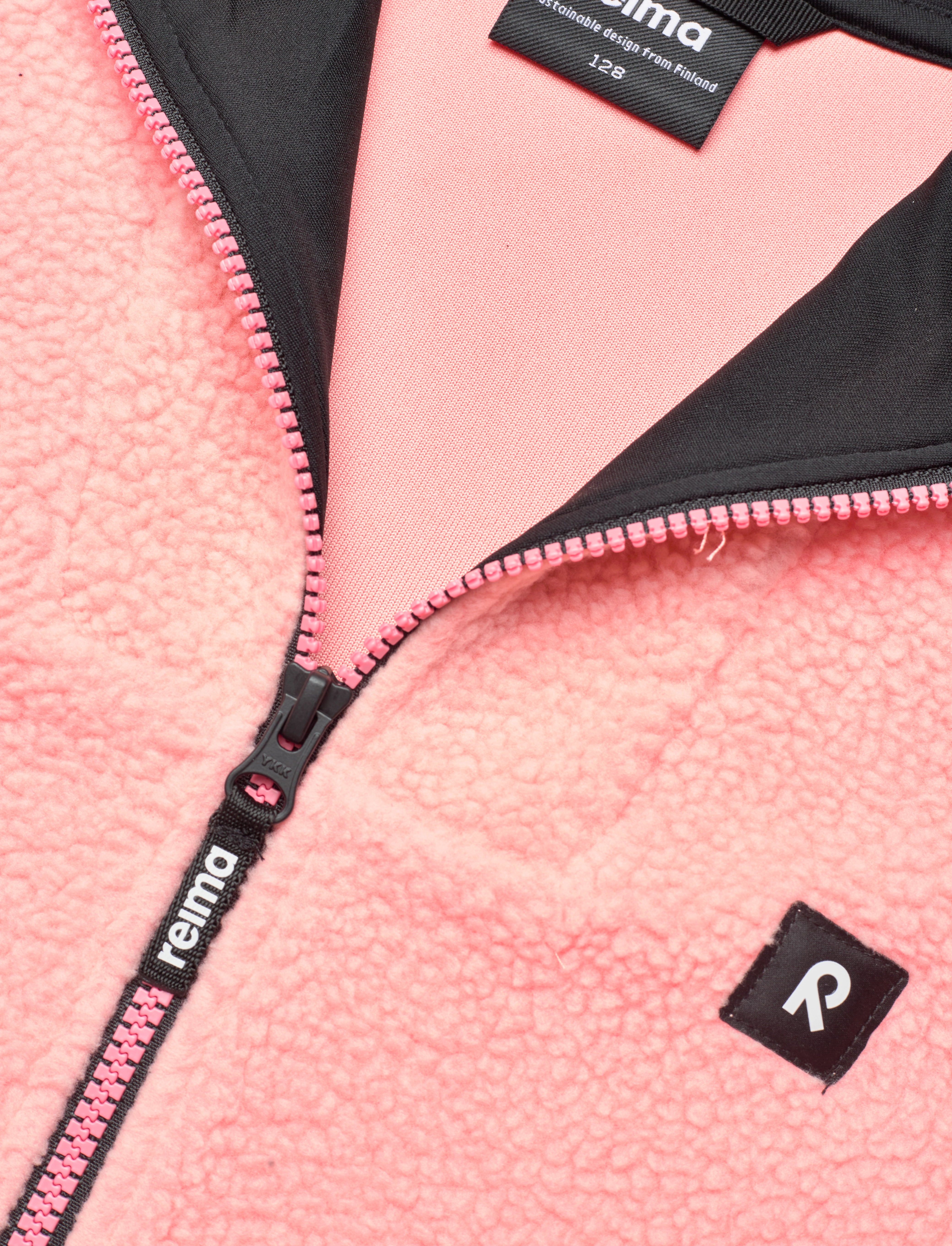 Reima - Fleece sweater, Turkki - efterårsjakker - peach pink - 2
