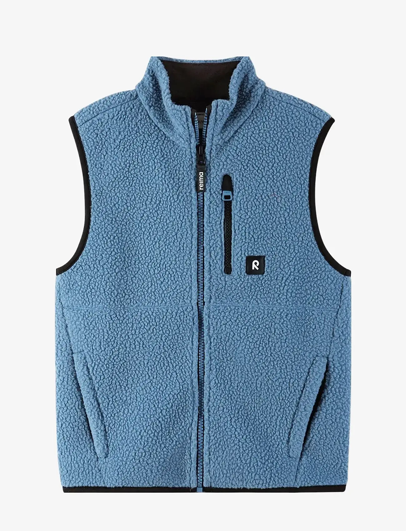 Reima - Fleece vest, Turkis - overtøj - blue ocean - 0