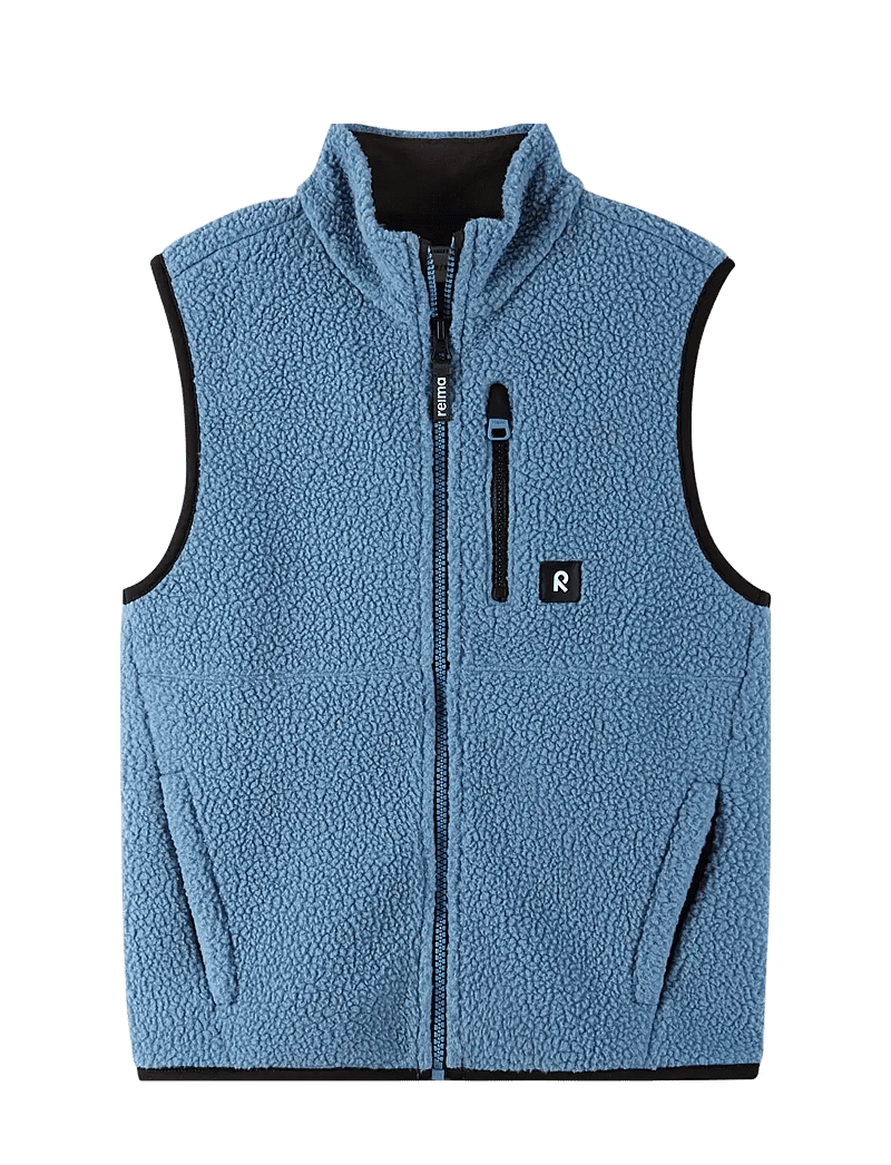 Reima - Fleece vest, Turkis - ytterkläder - blue ocean - 0