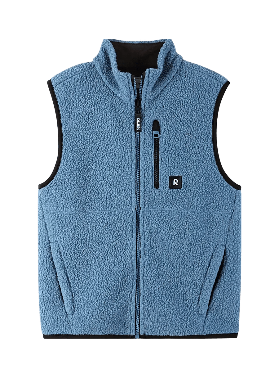 Reima - Fleece vest, Turkis - odzież zewnętrzna - blue ocean - 0