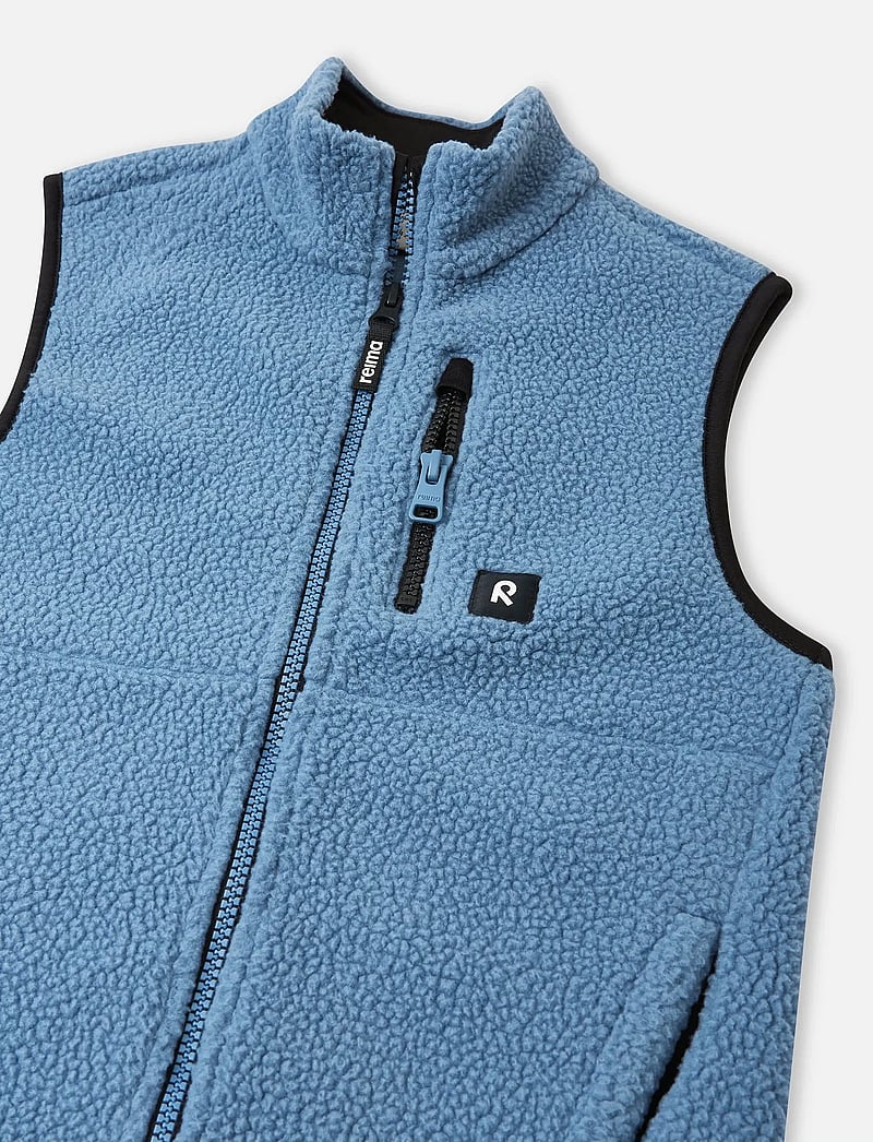 Reima - Fleece vest, Turkis - ytterkläder - blue ocean - 4