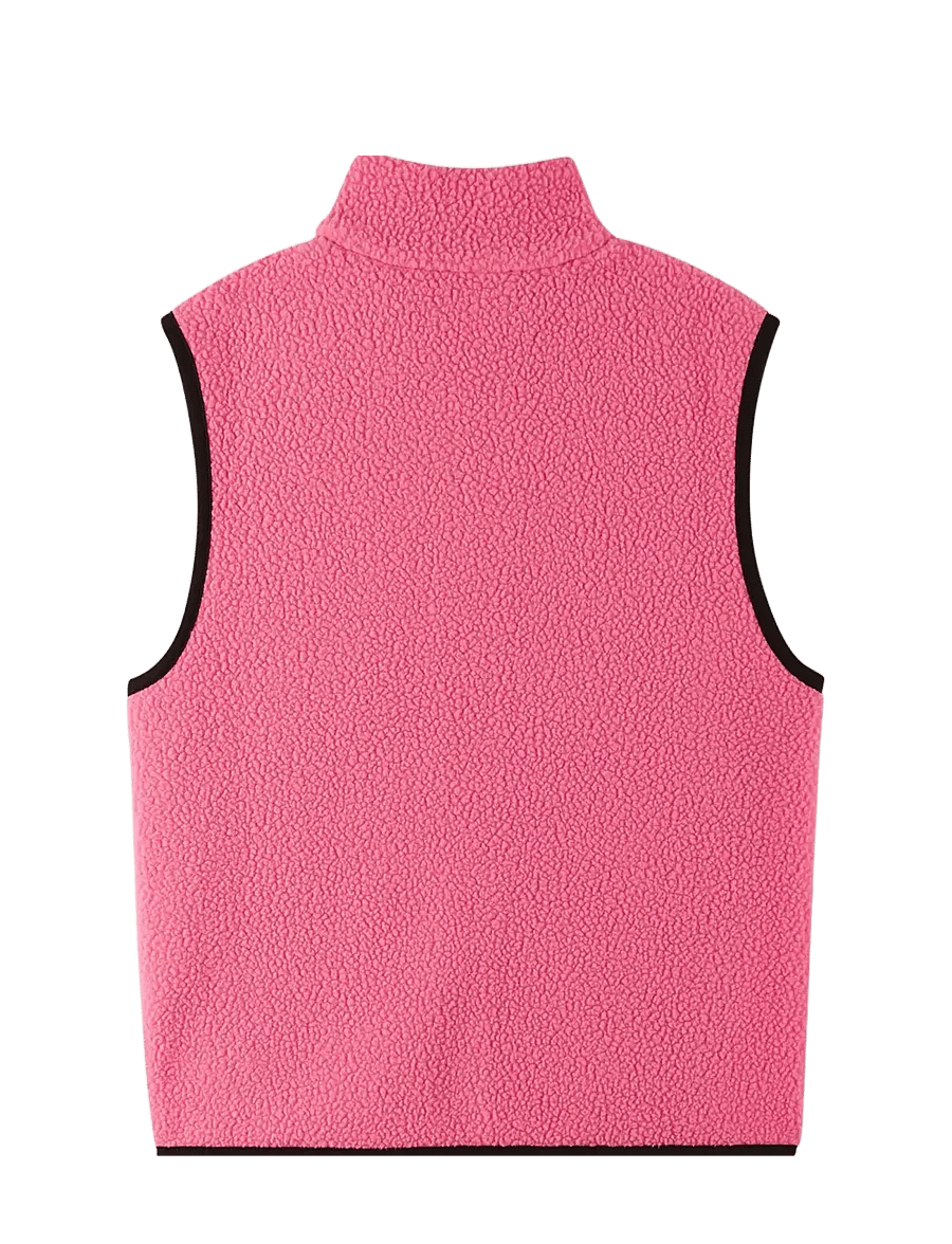 Reima - Fleece vest, Turkis - ytterkläder - soft coral - 1