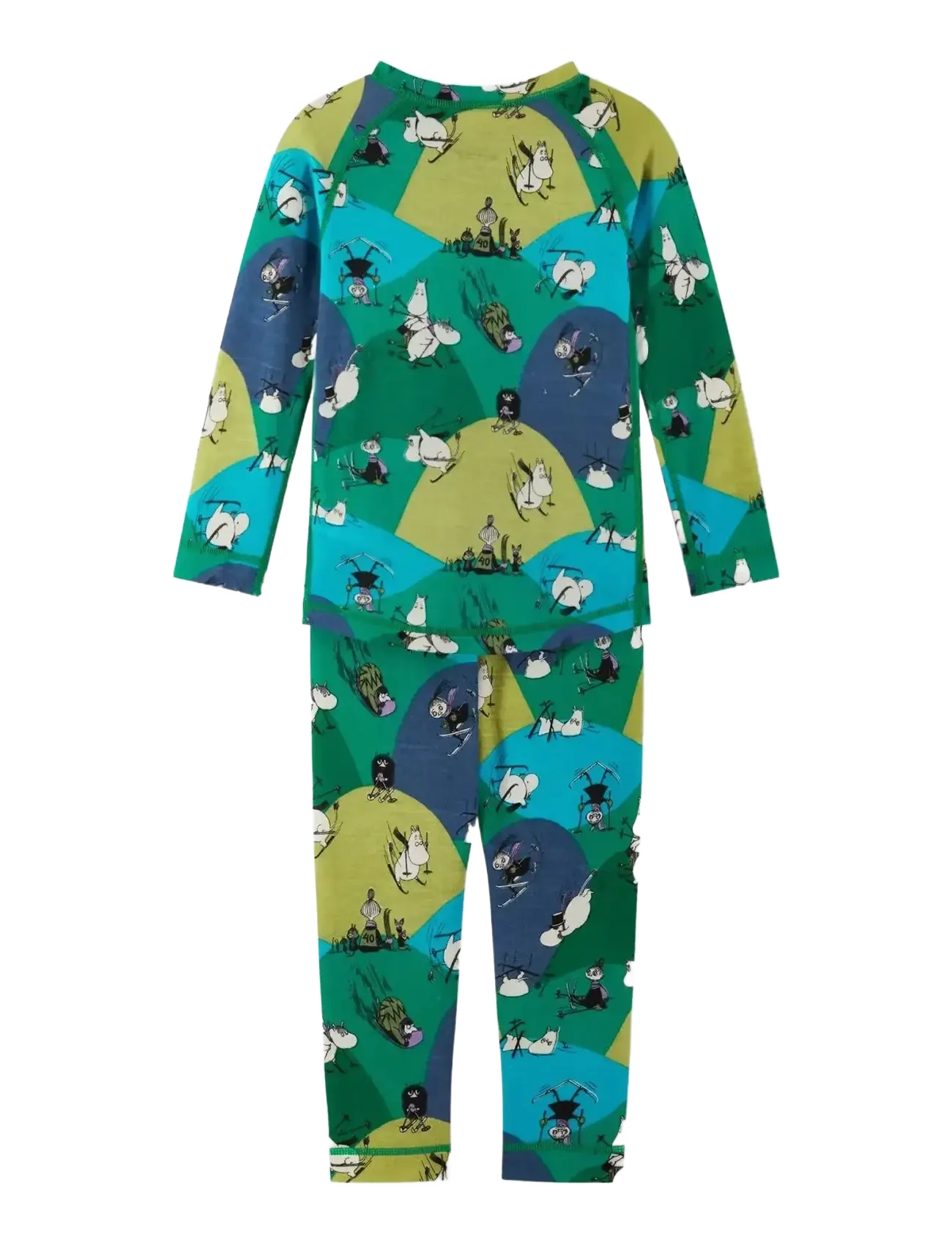 Reima - Thermal set, Moomin Trivsam - outerwear - enchanted green - 1