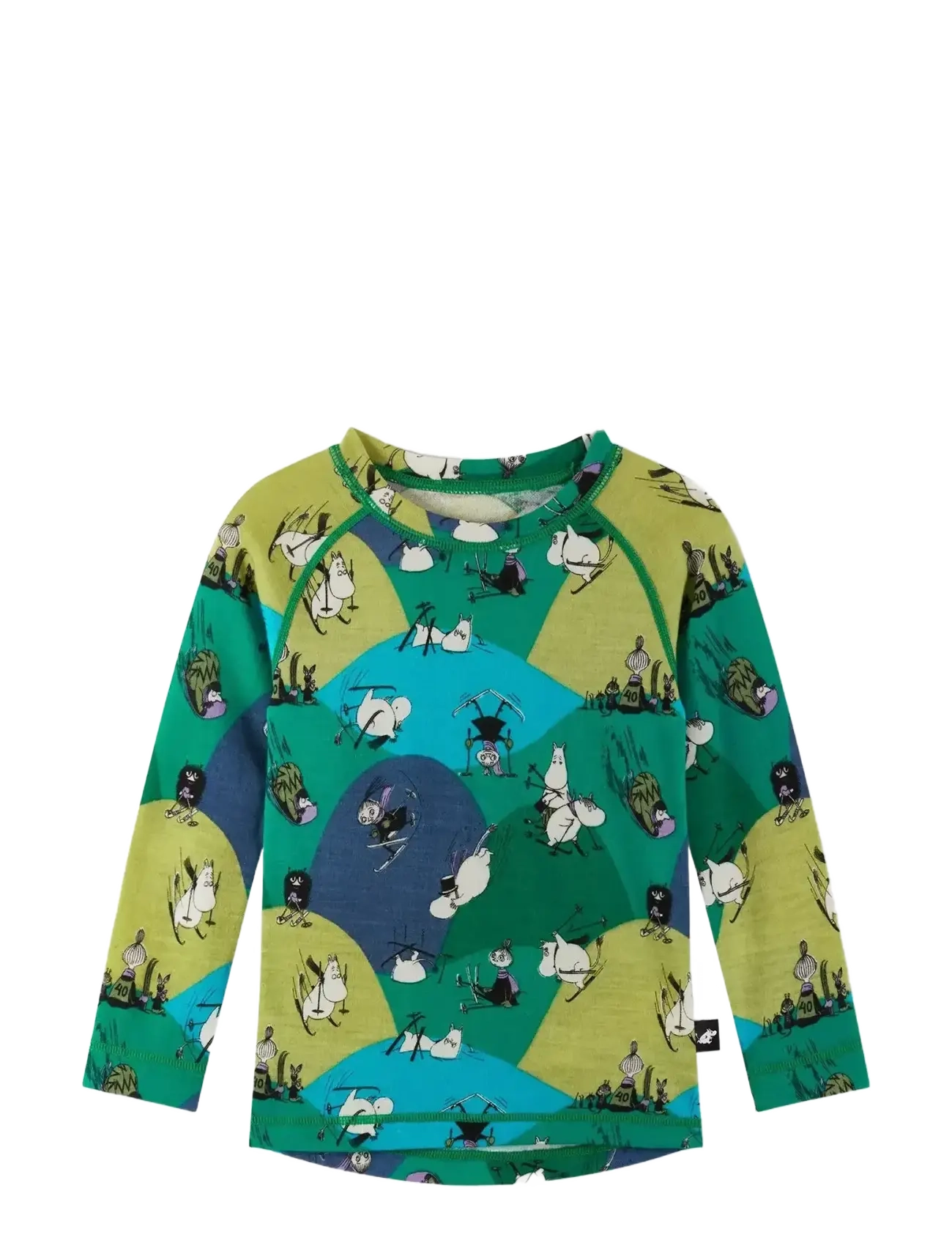 Reima - Thermal set, Moomin Trivsam - outerwear - enchanted green - 2