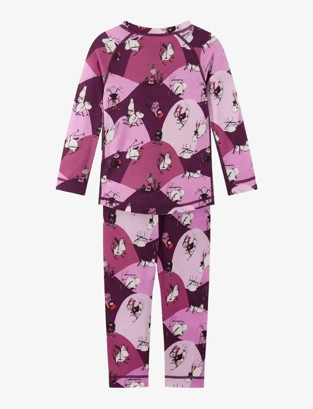 Reima - Thermal set, Moomin Trivsam - base layer baby - rose pink - 1
