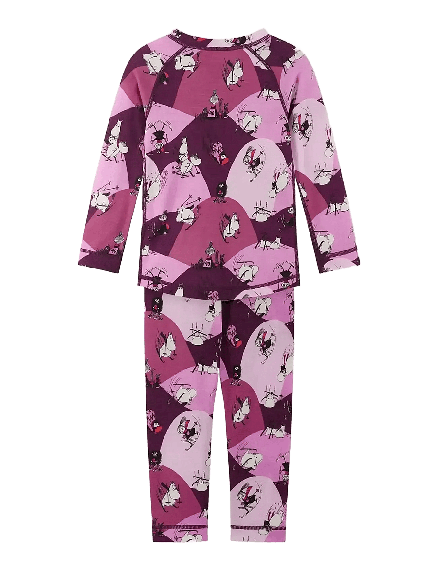 Reima - Thermal set, Moomin Trivsam - underställ baby - rose pink - 1