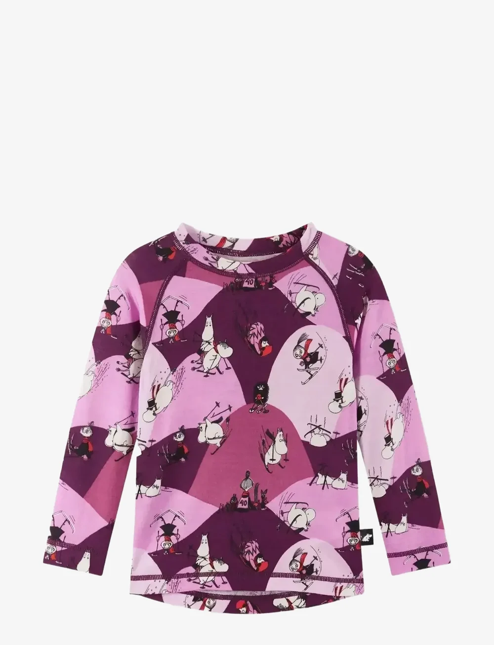 Reima - Thermal set, Moomin Trivsam - base layer baby - rose pink - 2