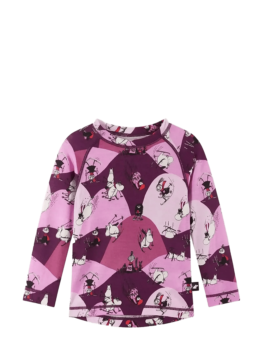 Reima - Thermal set, Moomin Trivsam - underställ baby - rose pink - 2