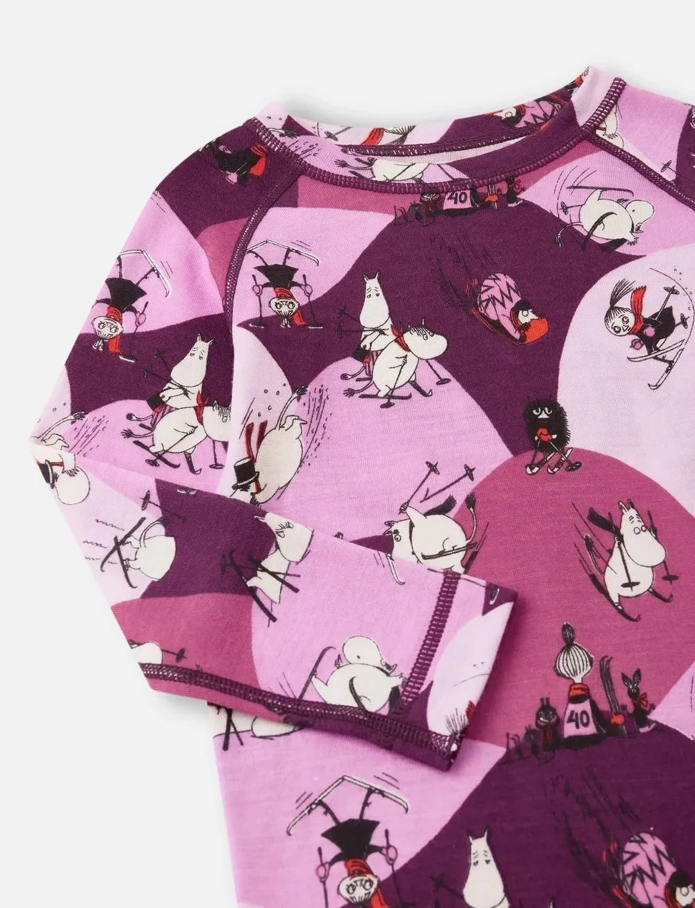 Reima - Thermal set, Moomin Trivsam - base layer baby - rose pink - 5
