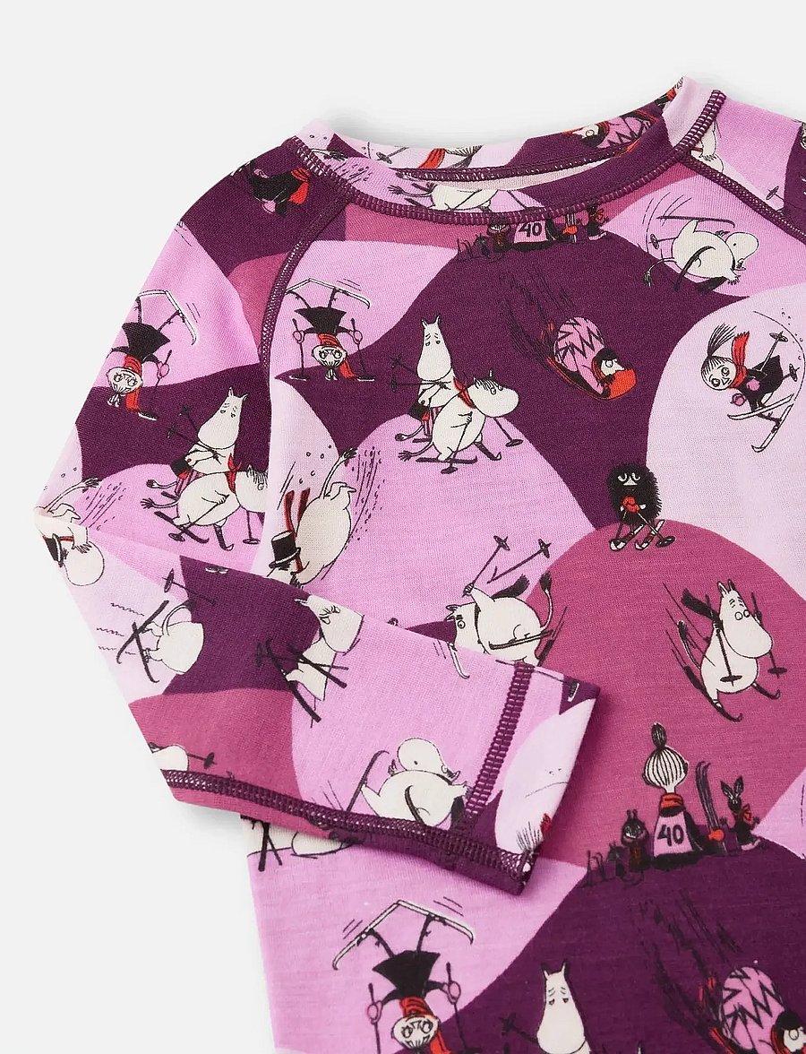 Reima - Thermal set, Moomin Trivsam - underställ baby - rose pink - 5