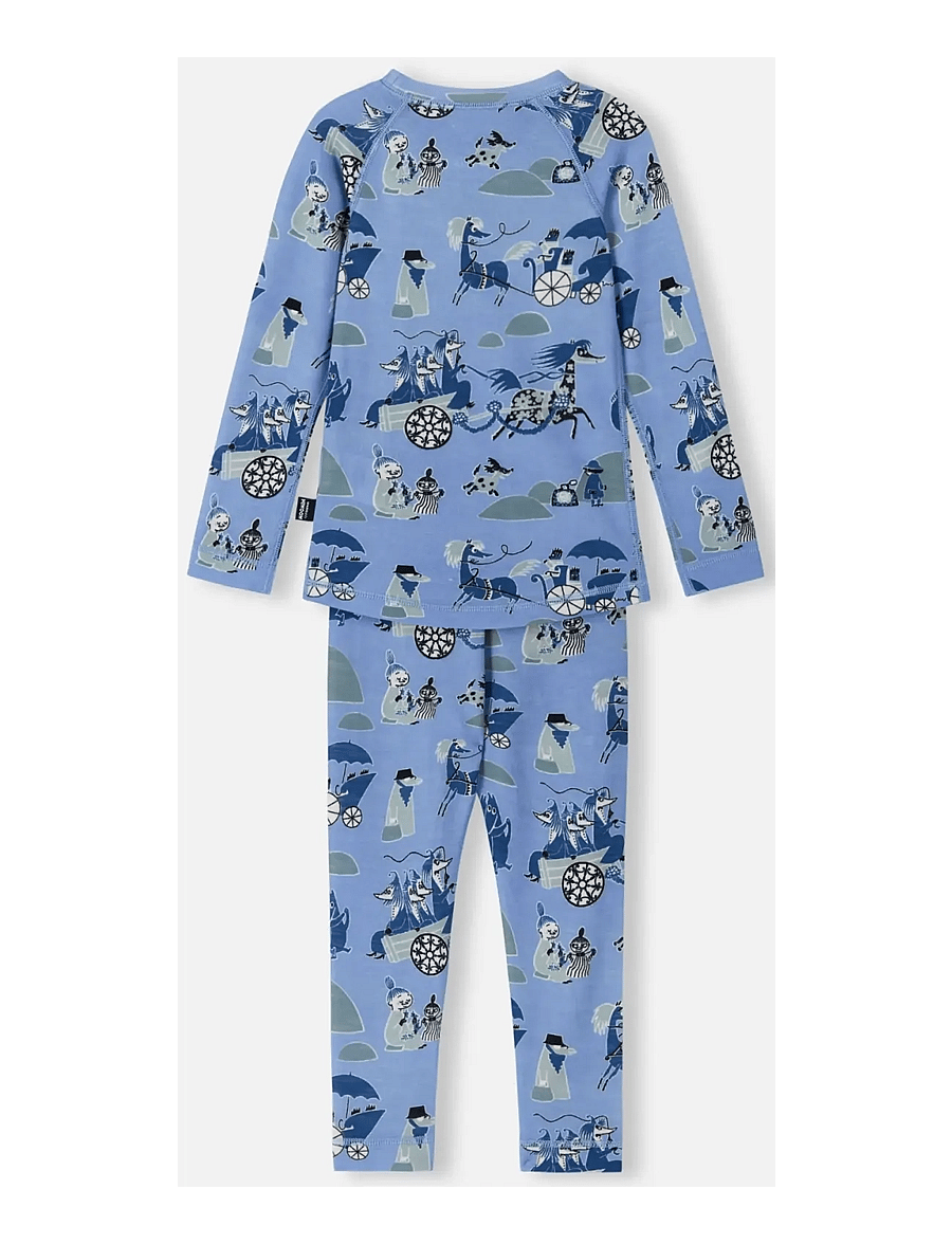 Reima - Thermal base layer set, Moomin Trivsam - termosæt - airy blue - 1