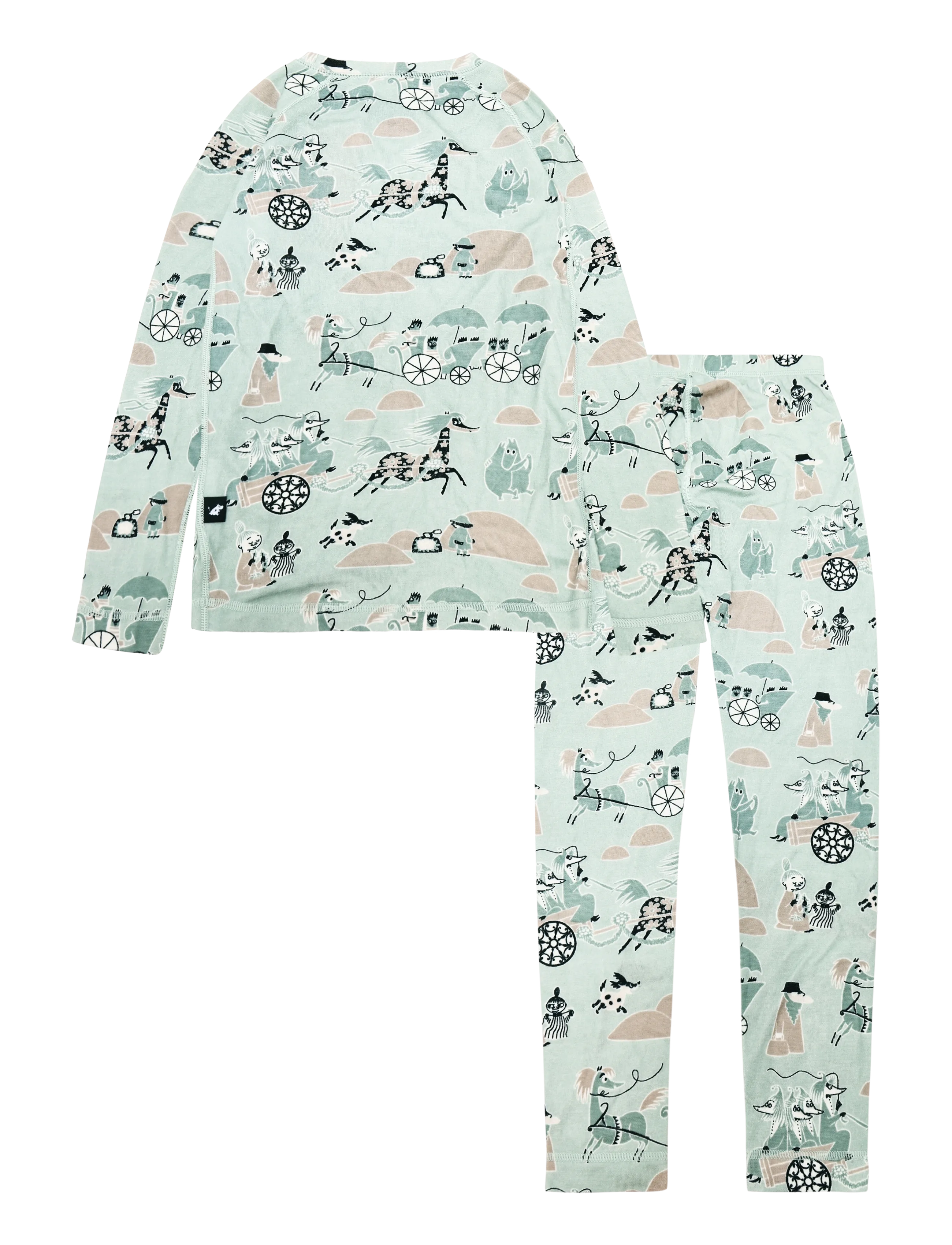 Reima - Thermal base layer set, Moomin Trivsam - jacken & mäntel - airy green - 1