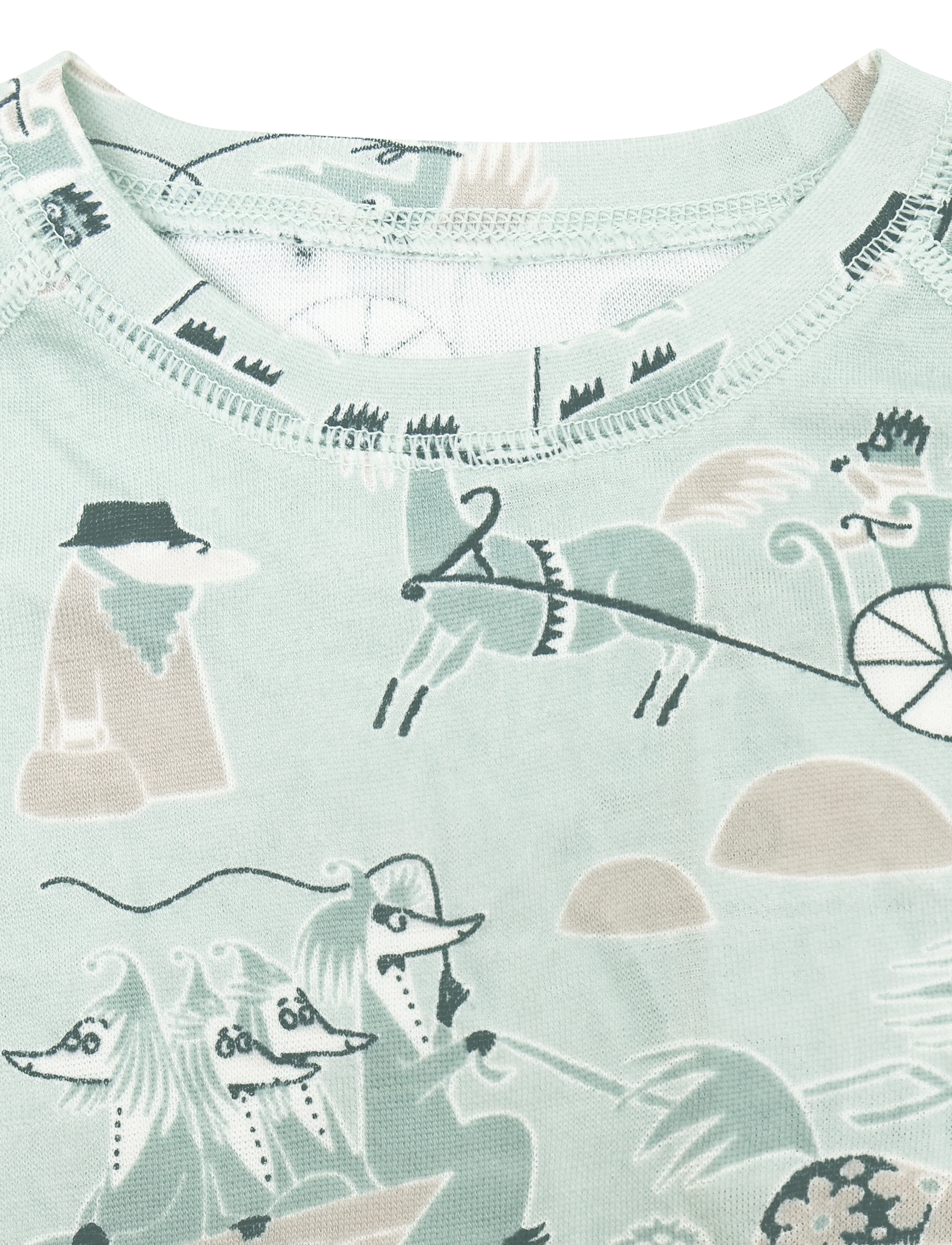 Reima - Thermal base layer set, Moomin Trivsam - jacken & mäntel - airy green - 4