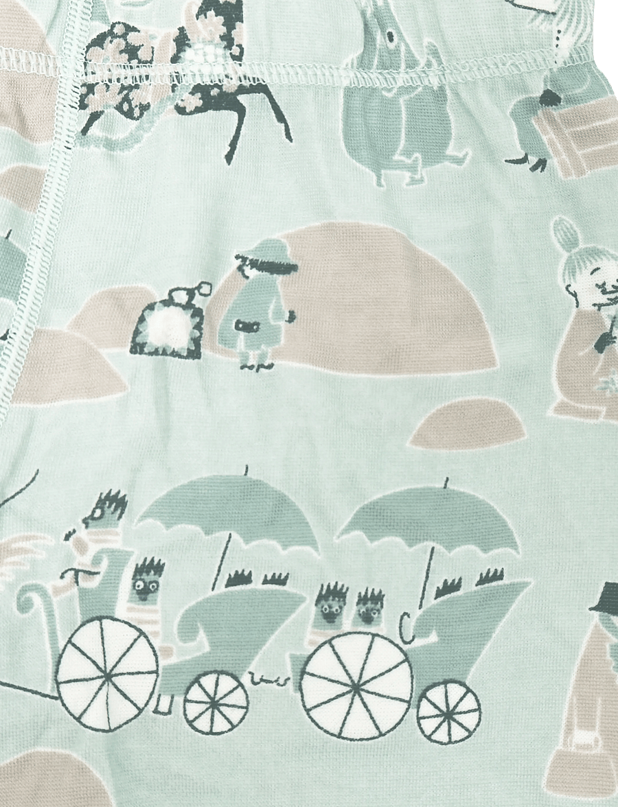 Reima - Thermal base layer set, Moomin Trivsam - aluskihina kantavad rõivakomplektid - airy green - 5