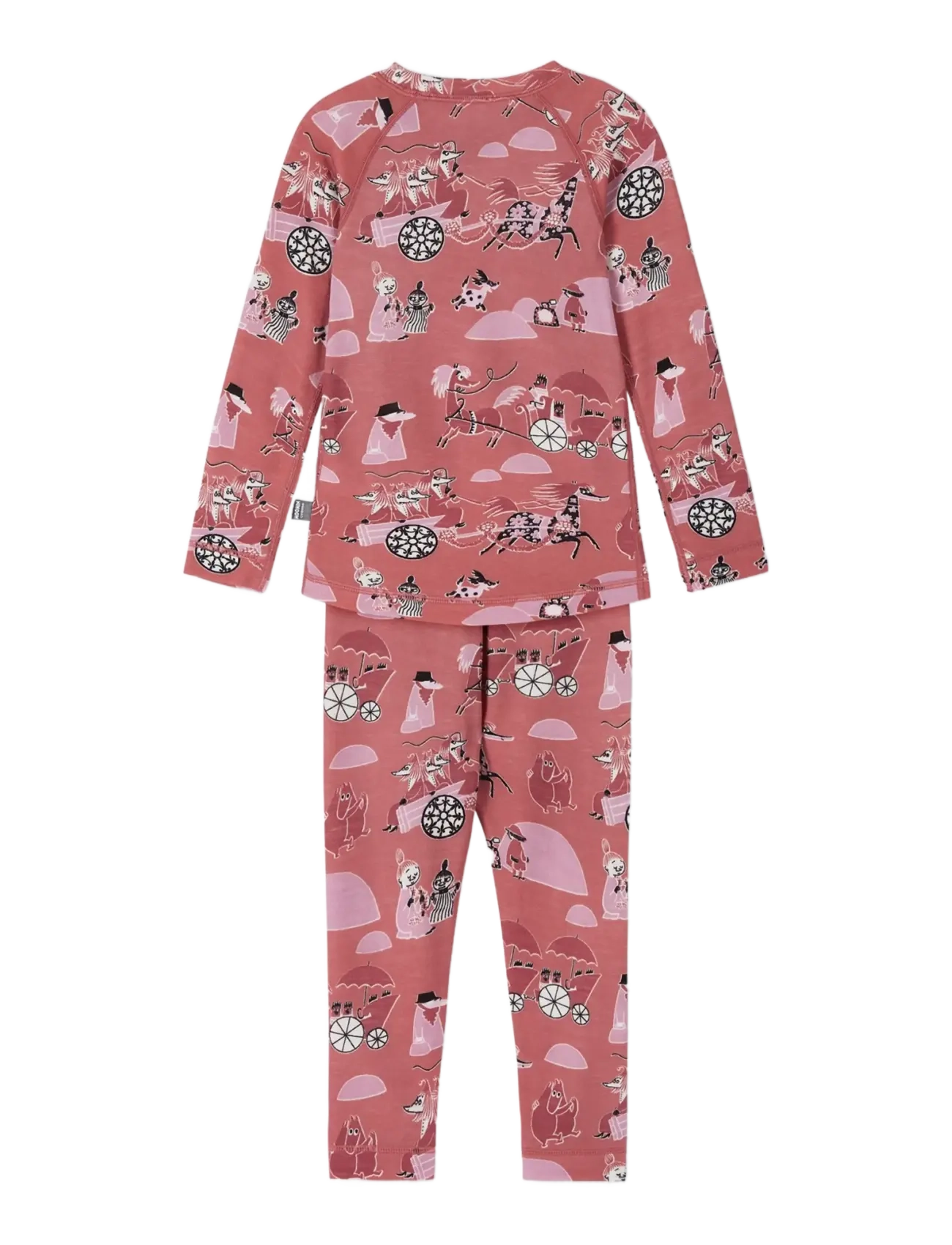 Reima - Thermal base layer set, Moomin Trivsam - base layer baby - rose blush - 2