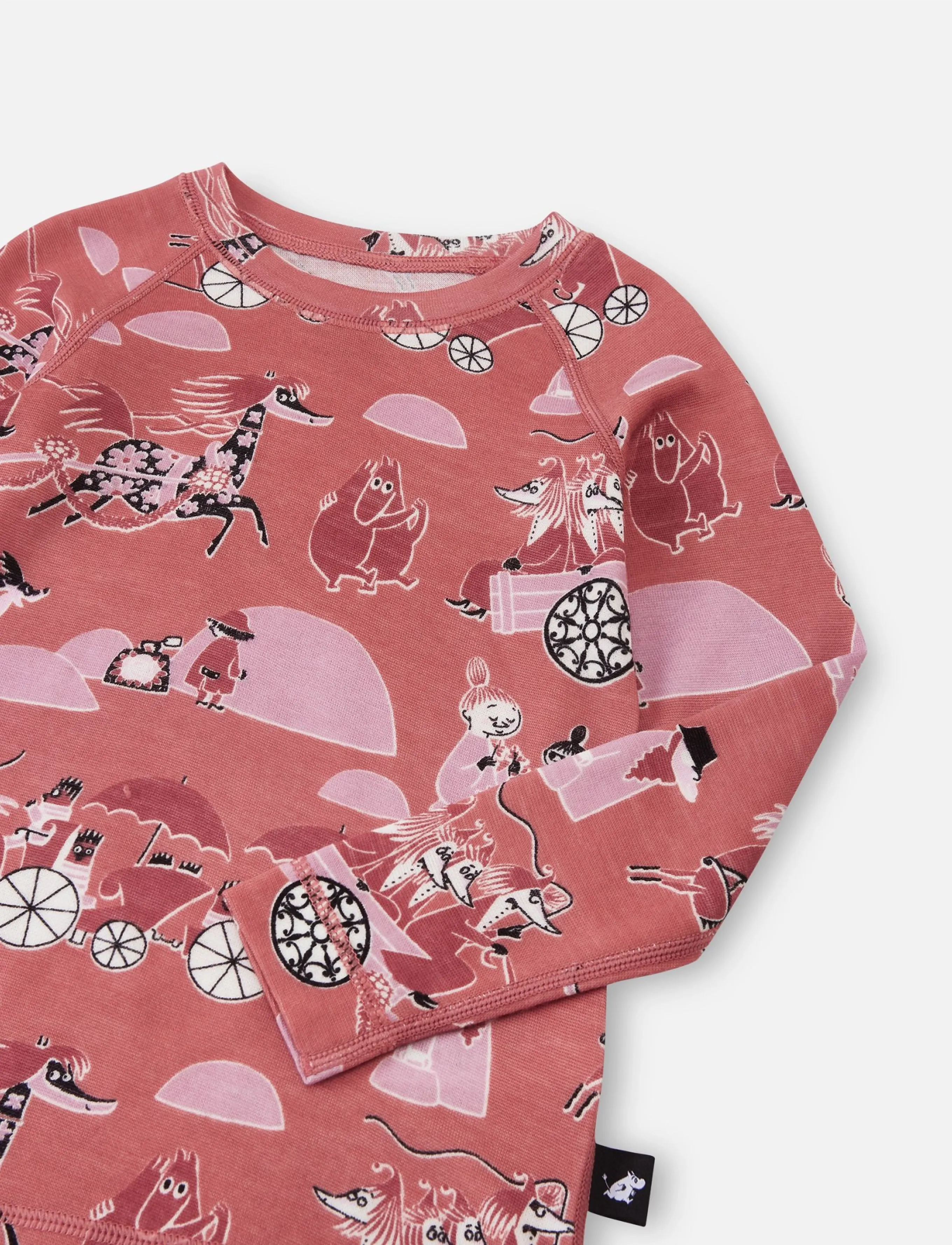 Reima - Thermal base layer set, Moomin Trivsam - base layer baby - rose blush - 5