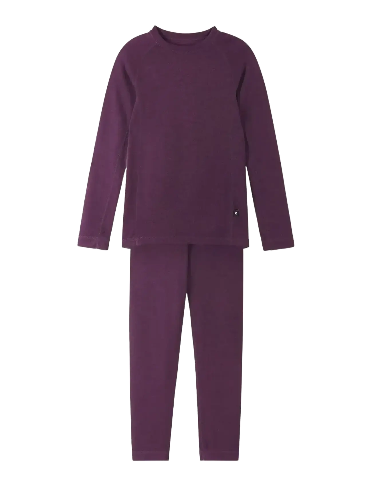 Reima Wool base layer set, Taitoa - Aluskerrastot - DEEP PURPLE / purple