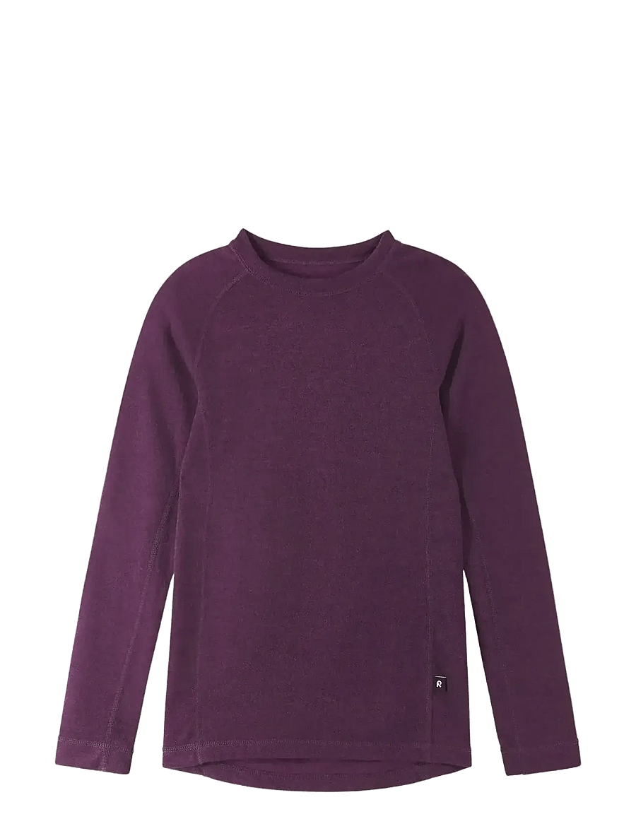 Reima - Wool base layer set, Taitoa - underställ baby - deep purple - 2