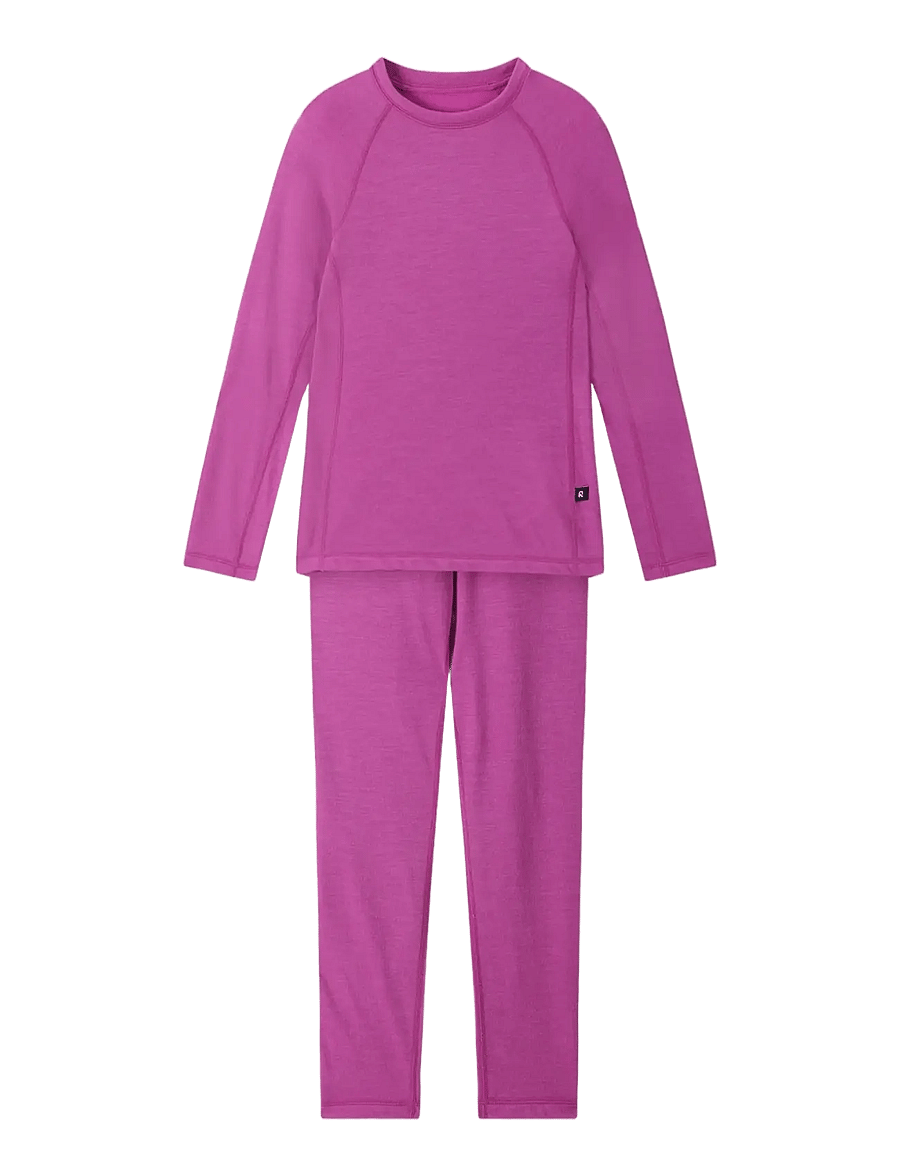 Reima - Wool base layer set, Taitoa - base layer baby - fucshia - 1