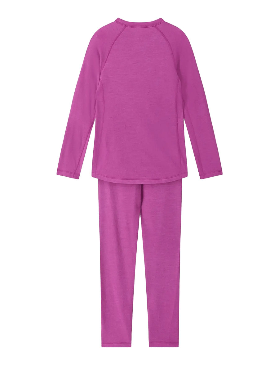 Reima - Wool base layer set, Taitoa - base layer baby - fucshia - 2