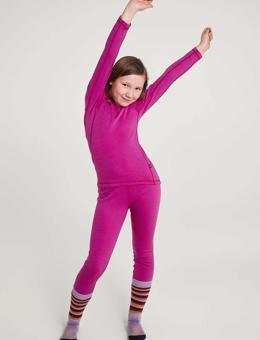 Reima - Wool base layer set, Taitoa - base layer baby - fucshia - 0