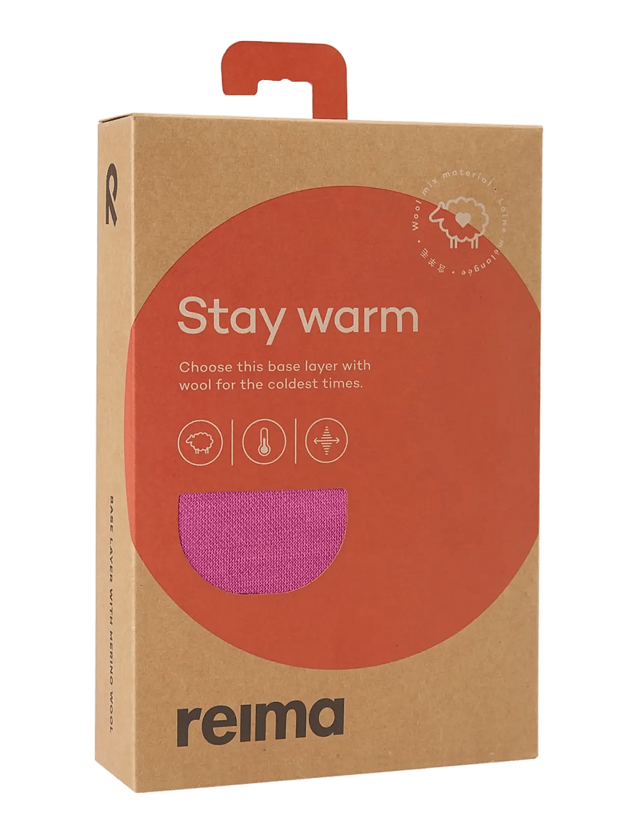 Reima - Wool base layer set, Taitoa - base layer baby - fucshia - 5