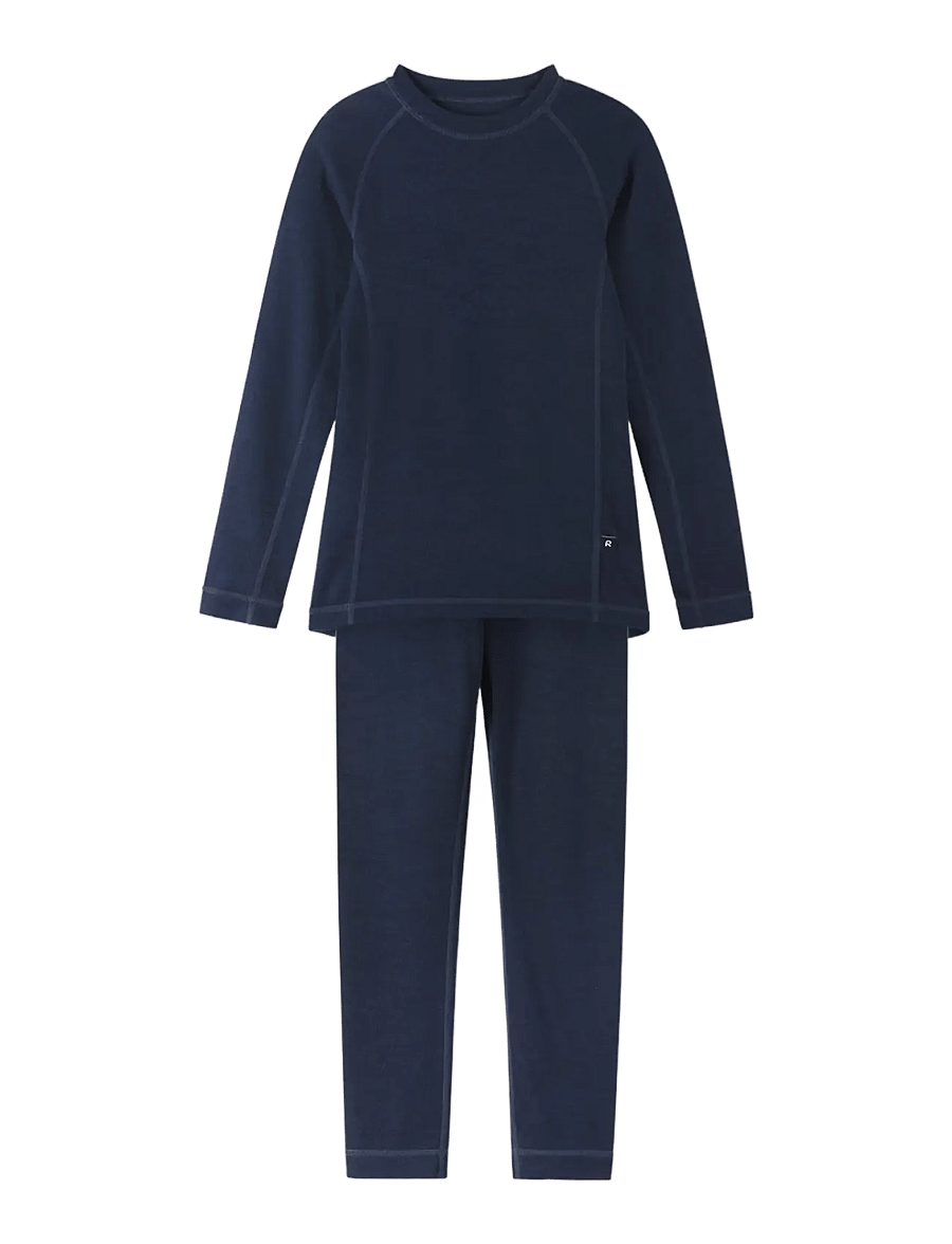 Reima - Wool base layer set, Taitoa - base layer baby - navy - 1