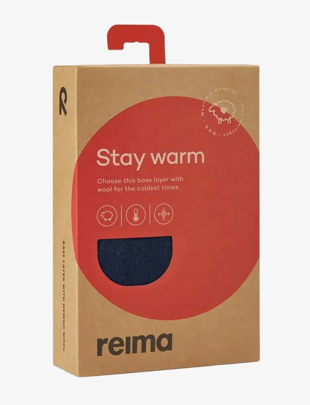 Reima - Wool base layer set, Taitoa - underställ baby - navy - 4